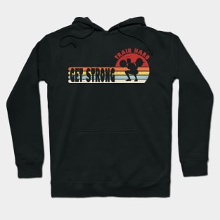 Vintage Weightlifting Retro Powerlifting Fitness Gym Hoodie